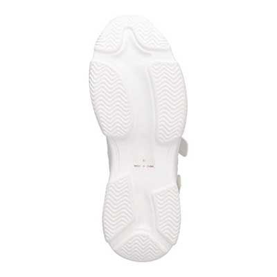 モデロ MODELLO 「リカバリーインソール」搭載で指圧効果により血行を115％促進。Recoveryスニーカーサンダル　DML5507R WHITE M（23～23.5ｃｍ）