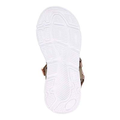 モデロ MODELLO グリッターベルテッド スポーツサンダル　DML6054 BLACK 23.0