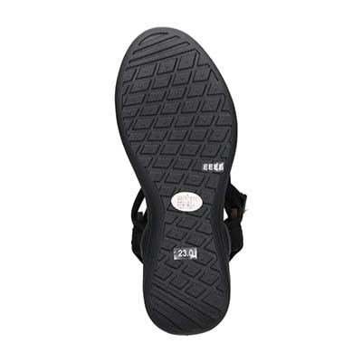 モデロ MODELLO 軽量ウェッジスポーツサンダル　DML6059X BLACK 23.0