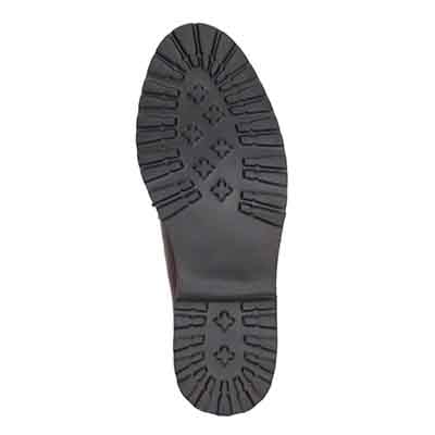 【撥水仕様】モデロ MODELLO 「Recovery Shiatsu Insole」搭載で指圧効果により血行をよくする。バー金具付き厚底ローファー　DML6061R D-BROWN 23.0