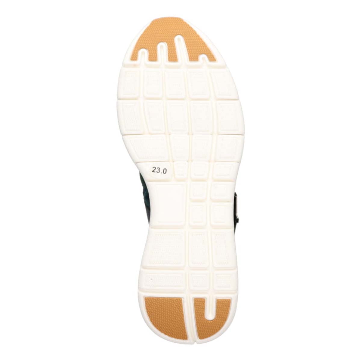 モデロ MODELLO 「リカバリーインソール」搭載で指圧効果により血行を115％促進。Recovery３本ベルトヒールアップスポーツサンダル　DML6063R NAVY 23.0