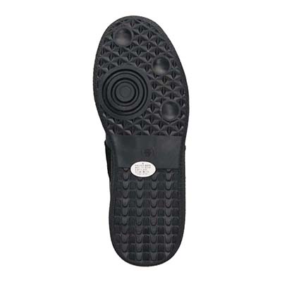 モデロ MODELLO 「リカバリーインソール」搭載で指圧効果により血行を115％促進。Recoveryジャーマントレーナー 　DML6068R BLACK 23.0