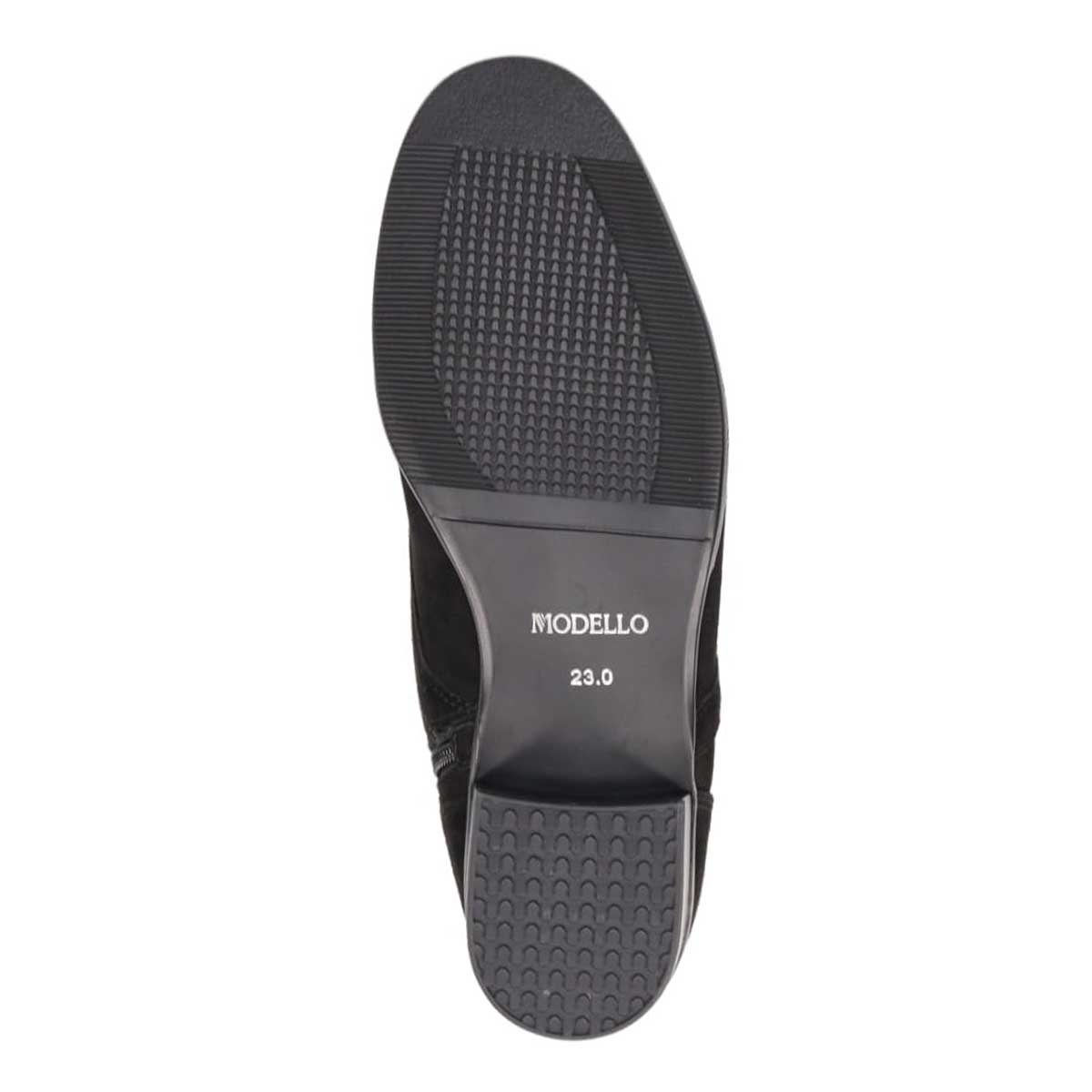  モデロ MODELLO 特許 metaインソール搭載 3.5cm 万能レースアップブーツ DML7151MT BLACK-SILKY 23.0