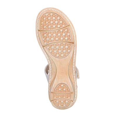 モデロ MODELLO カットワークサンダル　DML7155 GRAY M　(23.0～23.5)