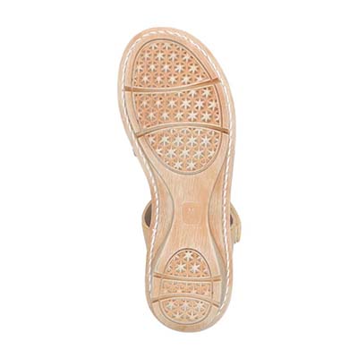 モデロ MODELLO カットワークサンダル　DML7155 MUSTARD M　(23.0～23.5)