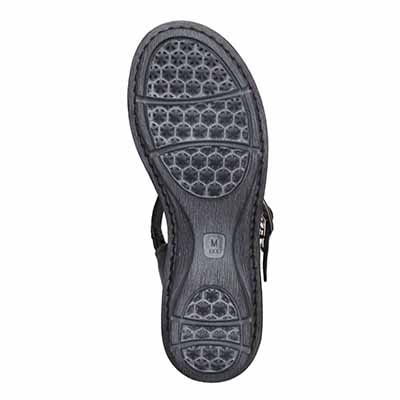 モデロ MODELLO 　ナチュラルレザーフットベットサンダル　DML7156 BLACK M　(23.0～23.5)