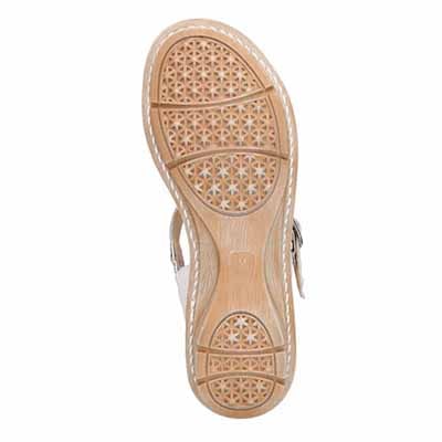 モデロ MODELLO 　ナチュラルレザーフットベットサンダル　DML7156 SILVER/C M　(23.0～23.5)