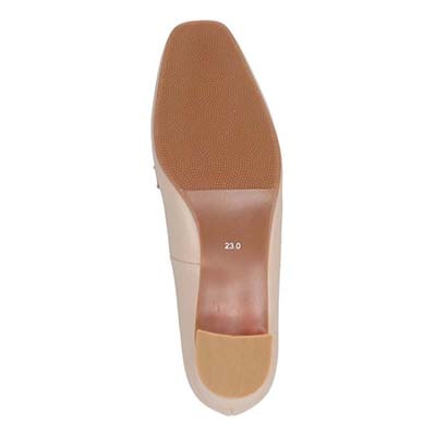 【撥水仕様】モデロ MODELLO ベルテッドローファーパンプス　DML8802 L-BEIGE 23.0