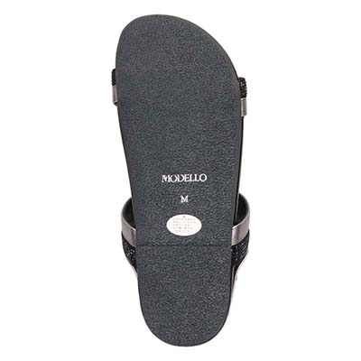 モデロ MODELLO フットベッドミッドソールサンダル　DML8808 YELLOW M（23～23.5）