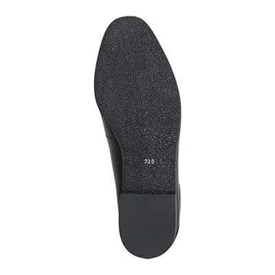 【撥水仕様】モデロ MODELLO 「Recovery Shiatsu Insole」搭載で指圧効果により血行をよくする。1.5cmヒール ビットローファー  DML8812XR BLACK 23.0
