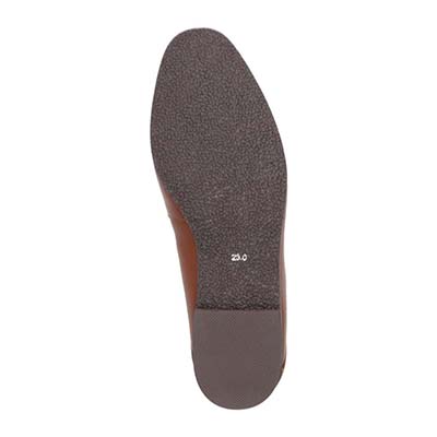 【撥水仕様】モデロ MODELLO 「Recovery Shiatsu Insole」搭載で指圧効果により血行をよくする。1.5cmヒール ビットローファー  DML8812XR BROWN 23.0