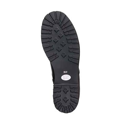 【撥水仕様】モデロ MODELLO 「Recovery Shiatsu Insole」搭載で指圧効果により血行をよくする。3.5cmヒール タンクソールミドルブーツ DML8820R BLACK 23.0