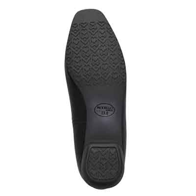 モデロ MODELLO 「Recovery Shiatsu Insole」搭載で指圧効果により血行をよくする。快適な履き心地のスクエアシューズ DML8829R BLACK 23.0