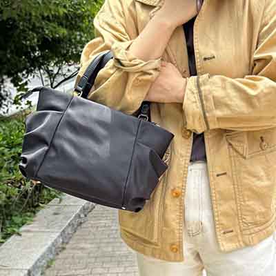 モデロ MODELLO　2WAY トートバッグ（ショルダーストラップ付き）バッグ　DMLB500 BLACK FREE