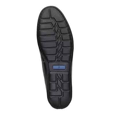 ランバンオンブルー LANVIN en Bleu 「Recovery Shiatsu Insole」搭載で指圧効果により血行をよくする。レザーカジュアルローファー　EB5000XR BLACK 25.0