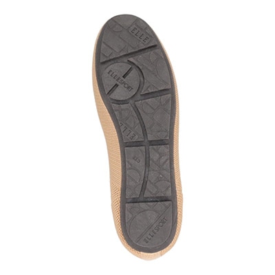 エル スポーツ ELLESPORT キラキラニットのドライビングシューズ  ESP10662A BEIGE-M 23.0