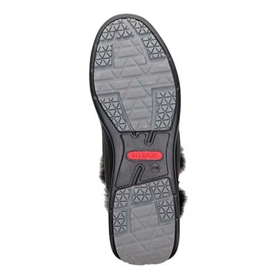 【防水仕様】エル スポーツ ELLESPORT BLACK LABELシリーズ　ファー付きブーツ　ESP12589 BLACK 23.0