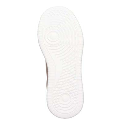 【4cm4時間防水設計】エル スポーツ ELLESPORT スッと履けるクイックフィット　レイン仕様  コートスニーカー　ESP12591 BEIGE/C 23.0