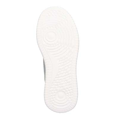 【4cm4時間防水設計】エル スポーツ ELLESPORT スッと履けるクイックフィット　レイン仕様  コートスニーカー　ESP12591 SILVER 23.0