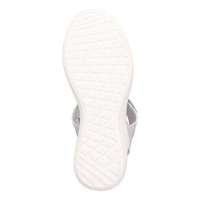 エル スポーツ ELLESPORT ベルクロサンダル　ESP12597 SILVER 23.0