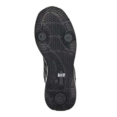 【4cm4時間防水設計】エル スポーツ ELLESPORT　軽量IPソールクイックフィットスニーカー　ESP12605 BLACK 23.0