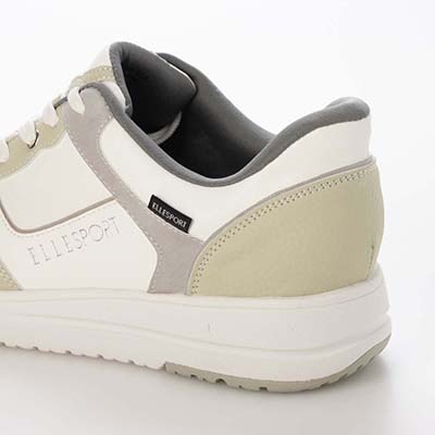 【4cm4時間防水設計】エル スポーツ ELLESPORT　厚底クイックフィットスニーカー     ESP12606 WHITE/MINT 23.0
