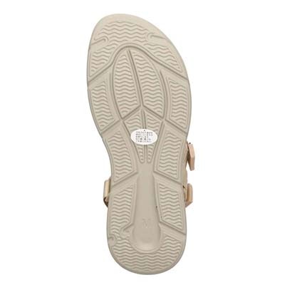 エル スポーツ ELLESPORT 　2本ベルト厚底スポーツサンダル　ESP12607 BEIGE M（23～23.5ｃｍ）