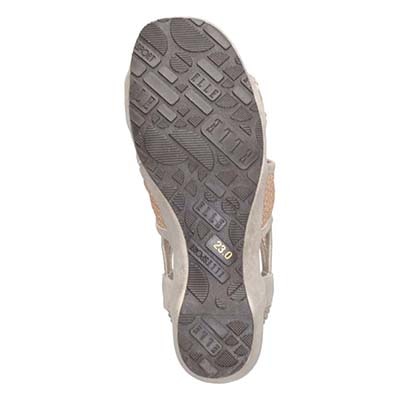 エル スポーツ ELLESPORT メッシュ調ウェッジサンダル　ESP12740 BEIGE-M 23.0