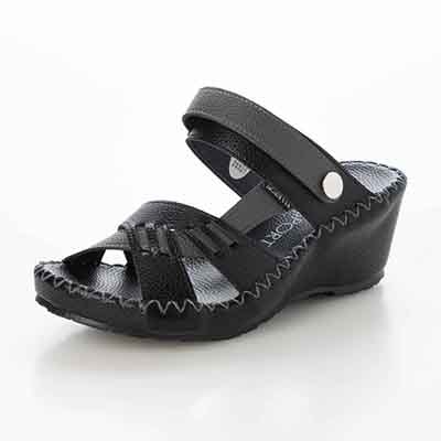 エル スポーツ ELLESPORT 　2WAYウェッジサンダル　ESP12741 OAK 23.0