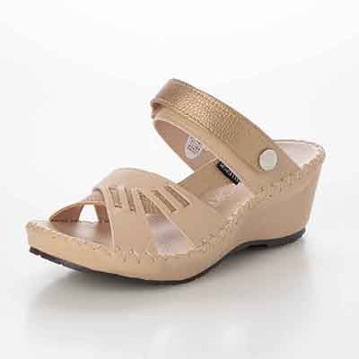 エル スポーツ ELLESPORT 　2WAYウェッジサンダル　ESP12741 OAK 23.0