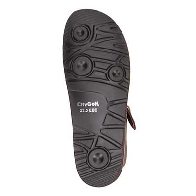 シティ ゴルフ City Golf  アウトステッチ製法のカジュアルシューズ　GFL20137 D-BROWN 23.0