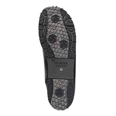 【防滑仕様】シティ ゴルフ City Golf 3.0cmショートブーツ GFL7504F BLACK 23.0