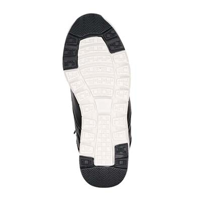 【撥水加工】HIROKO KOSHINO ヒールアップスニーカー  HKL1202 BLACK 23.0