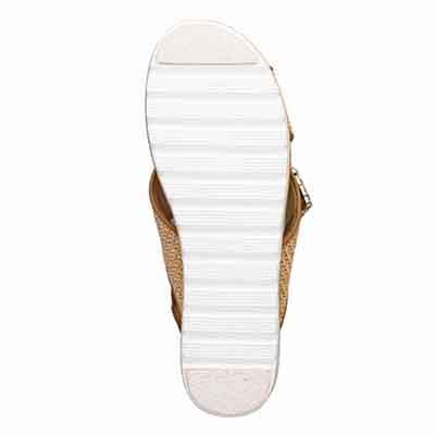 HIROKO KOSHINO 大人可愛いジュート調 グリッターサンダル　HKL1500 BEIGE M　(23.0～23.5)