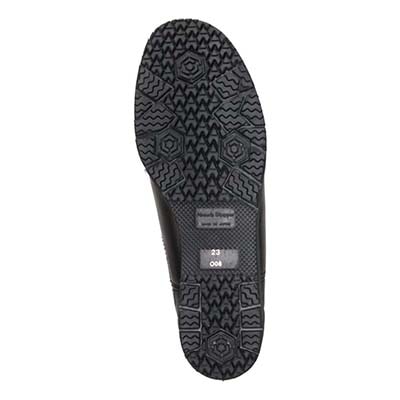 【防滑ソールタイプ】HIROKO KOSHINO　しっとり＆ソフトな牛革を使用した  カジュアルショートブーツ  HKL4630AH BLACK 23.0