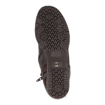 【防滑ソールタイプ】HIROKO KOSHINO キレイ目シルエット 柔らか素材 ショートブーツ   HKL4633H D-BROWN 23.0