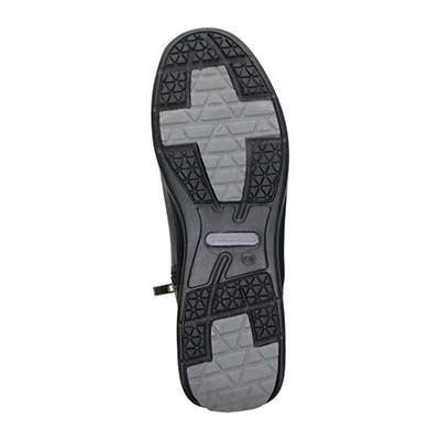 HIROKO KOSHINO 上質な牛革とブランドロゴが入った金具が高級感UP　ショートブーツ　HKL6207 BLACK 23.0