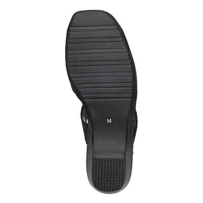 HIROKO KOSHINO バックストラップウェッジサンダル　HKL7528 BLACK M　(23.0～23.5)