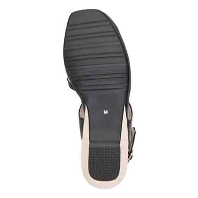 HIROKO KOSHINO バックストラップウェッジサンダル　HKL7528 IVORY/BLACK M　(23.0～23.5)