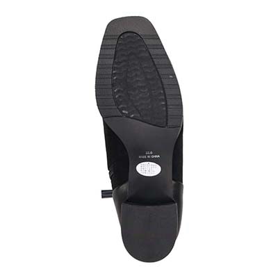 HIROKO KOSHINO 撥水加工ショートブーツ　HKL8005 BLACK-SILKY 23.0