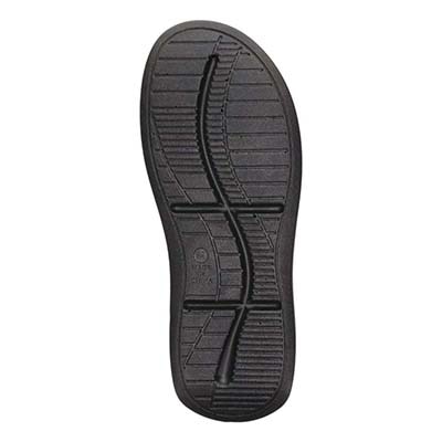 HIROKO KOSHINO HOMME  メンズ フラットサンダル　HR5911 BLACK M（25～25.5）