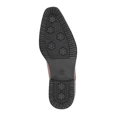 【防水機能】HIROKO KOSHINO HOMME  メンズ エレガント 内羽根ストレートチップ ドレスシューズ　HR7007 BROWN 25.0