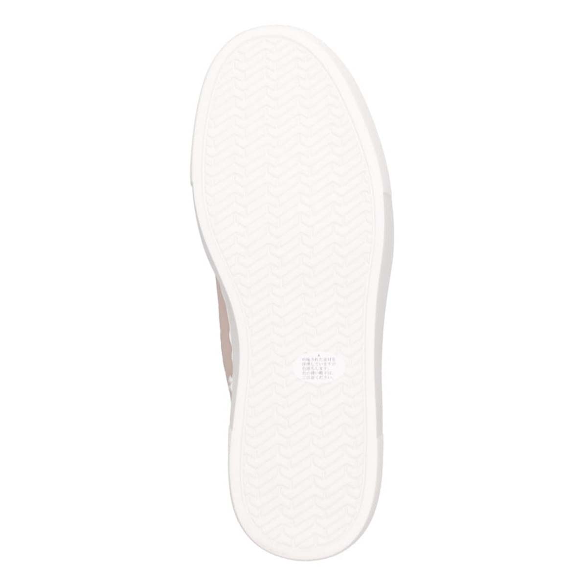 HIROKO KOSHINO FEMME ゴムのシューレースで履きやすい グリッターが華やかなスニーカー　HRL2016 L-PINK 23.0