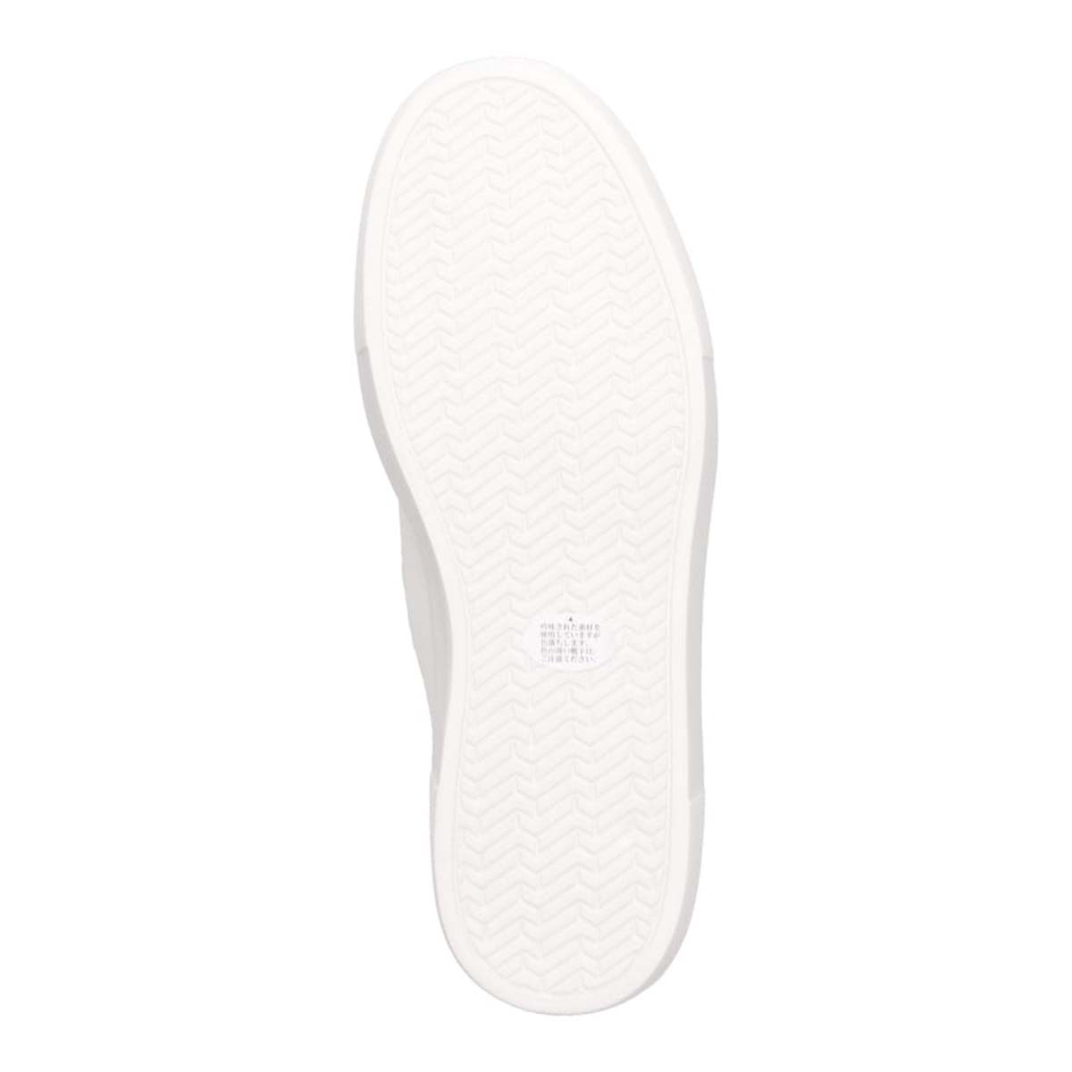 HIROKO KOSHINO FEMME ゴムのシューレースで履きやすい グリッターが華やかなスニーカー　HRL2016 WHITE 23.0