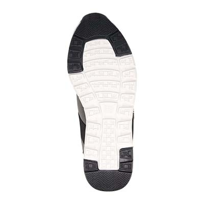 HIROKO KOSHINO FEMME　ラインストーンバックル付き エレガントスニーカー　HRL2025 BLACK/ETHANE 23.0