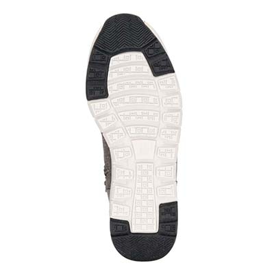 【撥水加工】HIROKO KOSHINO FEMME　ヒールタイプ・ハイカットドレススニーカー　HRL3004 BROWN 23.0