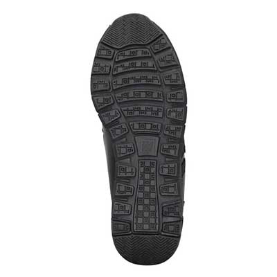 【撥水加工】HIROKO KOSHINO　ヒールタイプ・ハイカットスニーカー　HRL3005 BLACK/BLACK 23.0