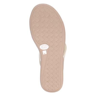 HIROKO KOSHINO FEMME 屈曲性のある6cmウェッッジソールサンダル　HRL5000 IVORY M　(23.0～23.5)