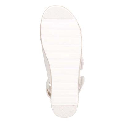 HIROKO KOSHINO FEMME キルティング&ジュート風の厚底ソールが大人可愛いサンダル　HRL6000 IVORY M　(23.0～23.5)