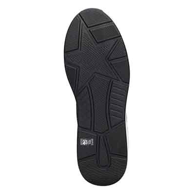 HIROKO KOSHINO FEMMEシンプルニットのスリッポンスニーカー HRL9000 BLACK 23.0